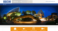 Desktop Screenshot of ibew175.org